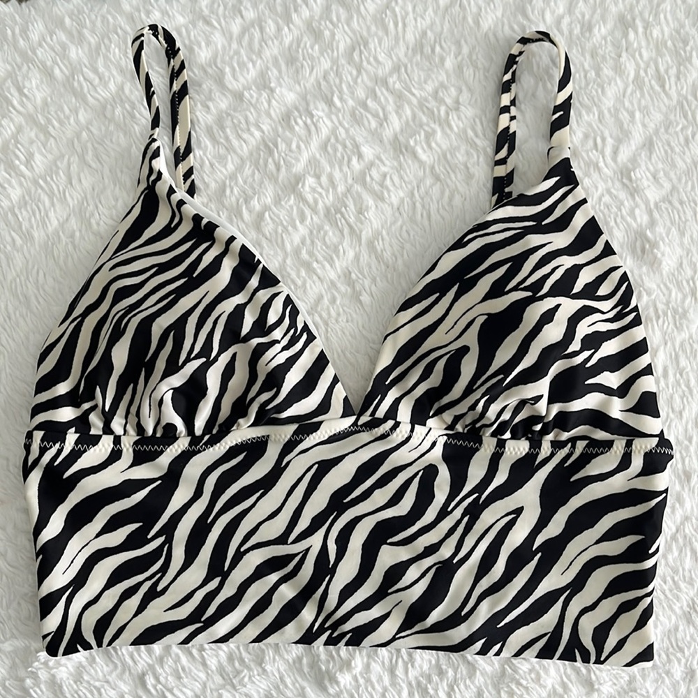 Old Navy Animal Print Bikini Top